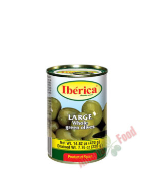 Iberica Whole Green Olives 24x432ml