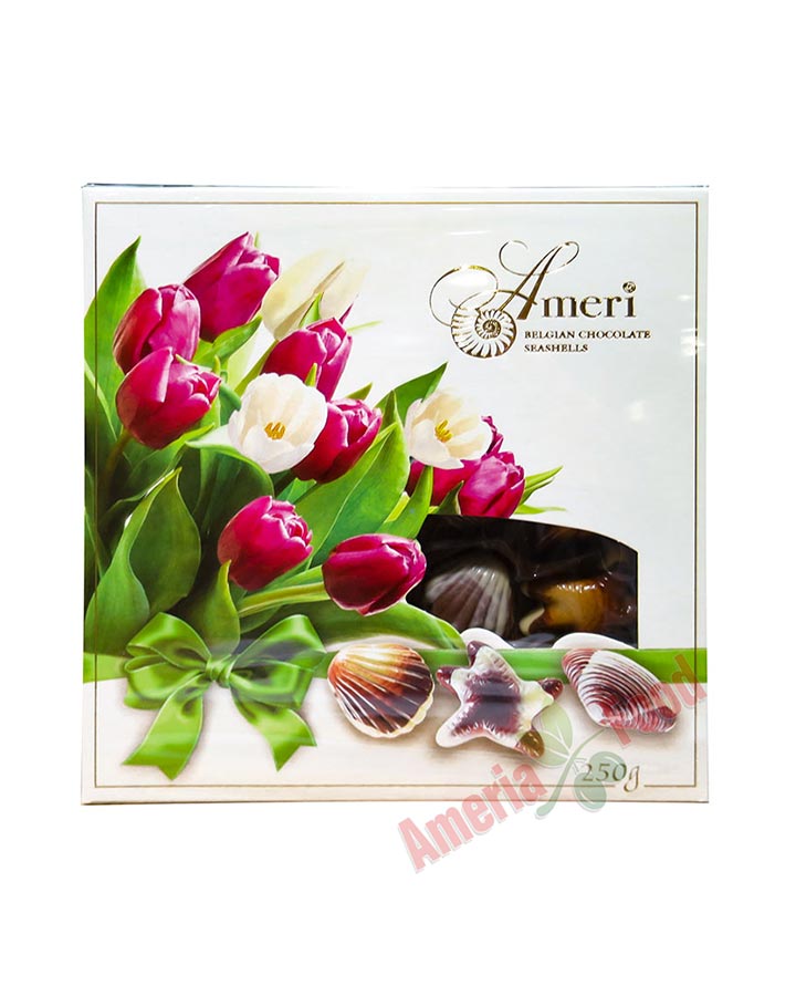 Ameri Chocolate Seashells with praline Spring Bouquet 12x250gr