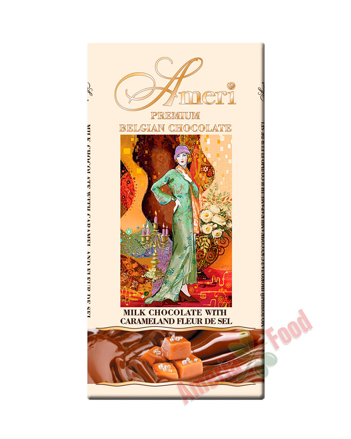 Ameri Milk Chocolate with Caramel Pieces & Fleur-de-Sel