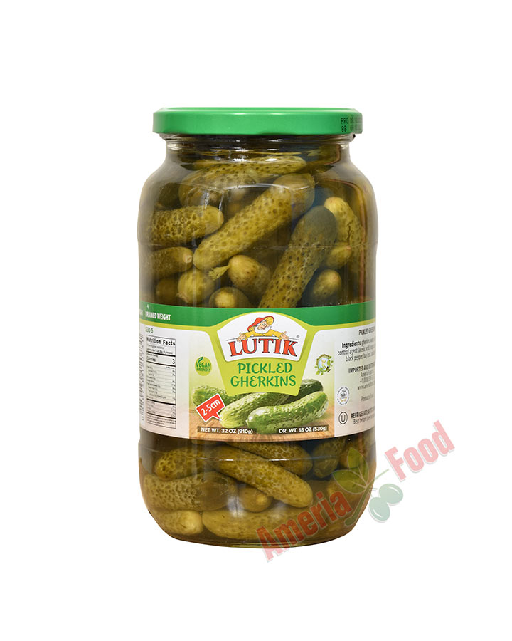 Lutik Pickled Gherkins 2-5cm 12x1000ml