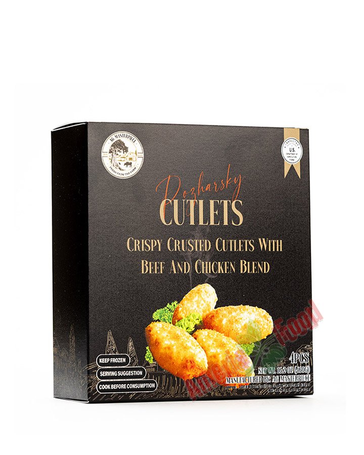 AG Masterpiece Cutlet Pozharsky Beef and Chicken 8×16.2oz