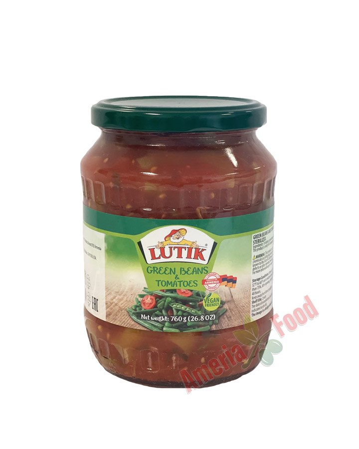 Lutik Green Beans and Tomatoes 12x700gr
